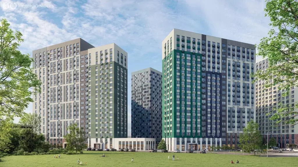 2-комнатная квартира: Мытищи, жилой комплекс Белый Grad, к11.1 (55 м) - Фото 1