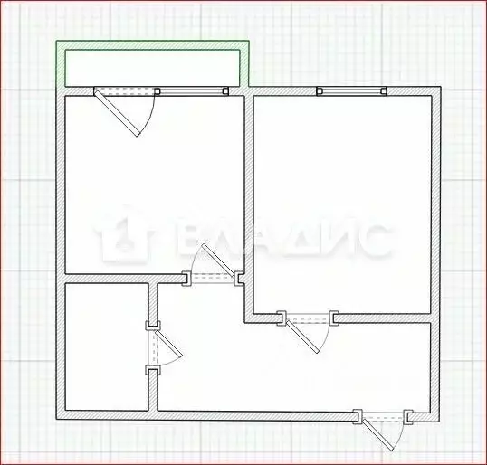 1-к кв. Пензенская область, Пензенский район, Засечный сельсовет, с. ... - Фото 2