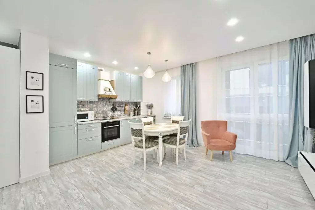 Квартира, 2 комнаты, 53.8 м - Фото 1