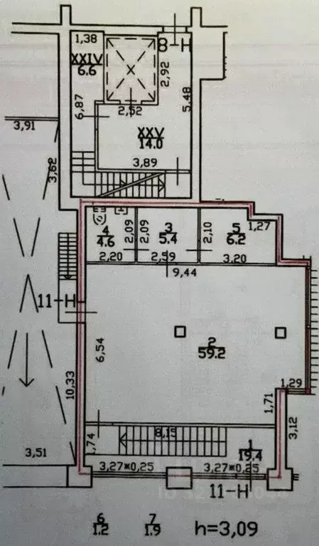 Помещение свободного назначения в Санкт-Петербург Тверская ул., 1 (95 ... - Фото 2