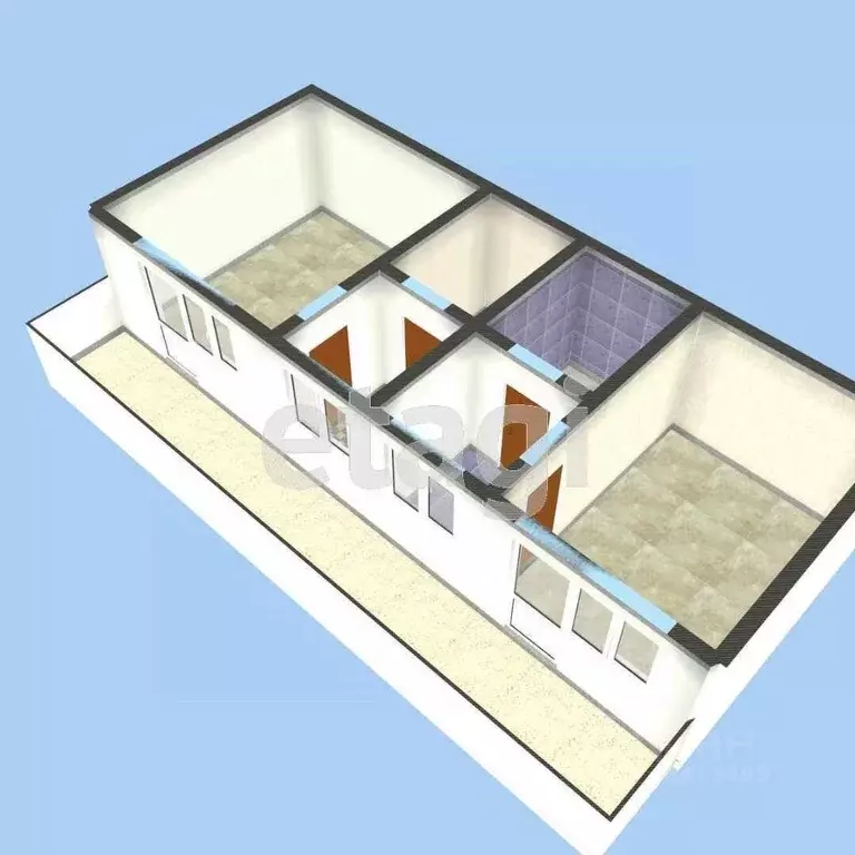 2-к кв. Краснодарский край, Геленджик городской округ, Бетта хут. ул. ... - Фото 2