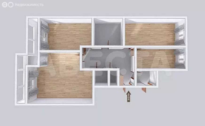 Квартира-студия: Омск, улица 10 лет Октября, 43/1 (144.8 м) - Фото 1