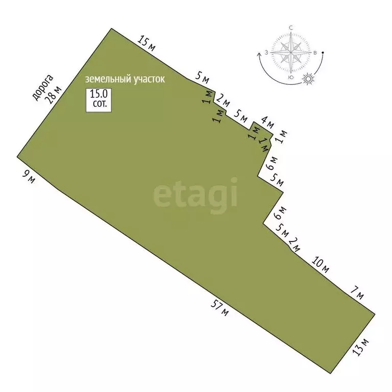 Дом в посёлок Комиссарово, Центральная улица (60 м) - Фото 1