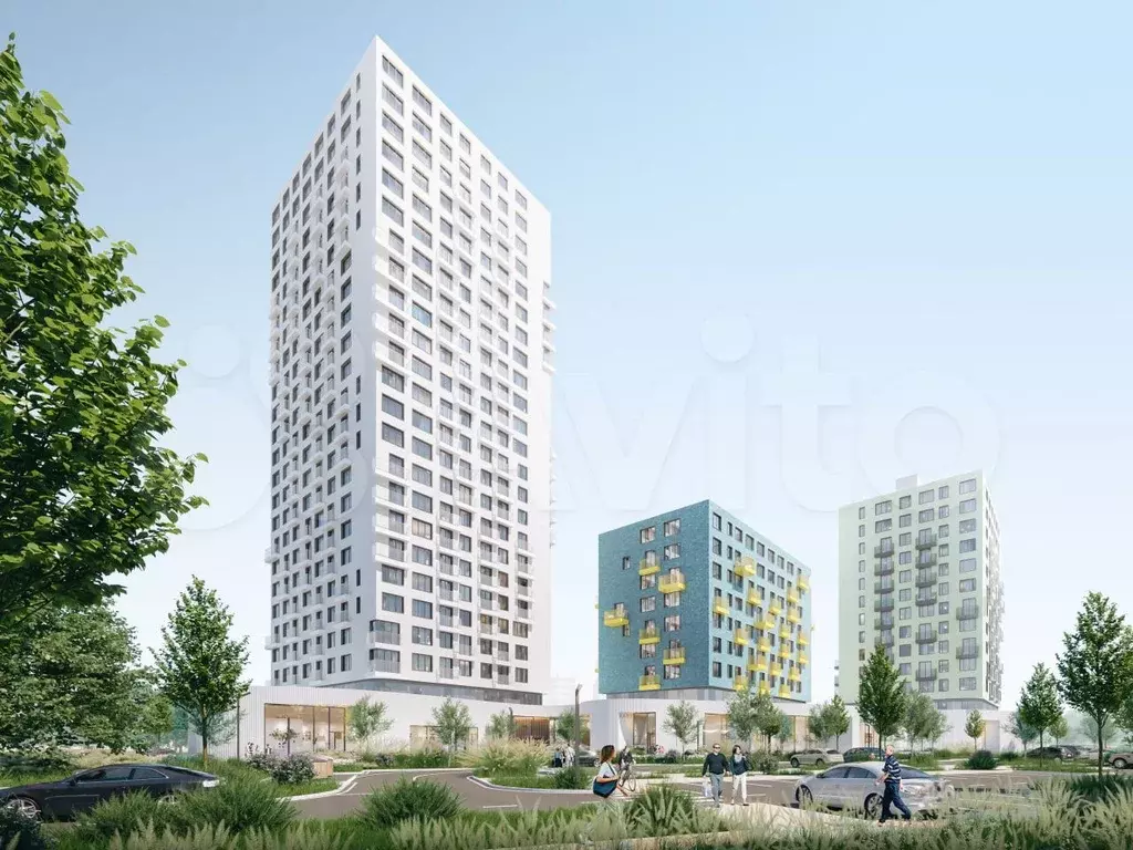2-к. квартира, 50,3 м, 3/7 эт. - Фото 1