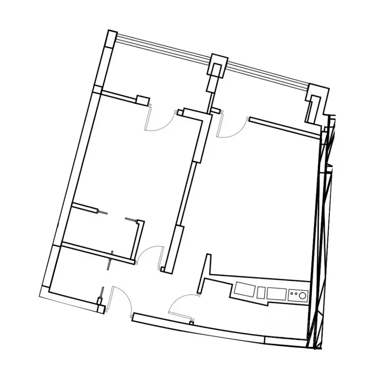 1-к кв. Москва ул. Маршала Рыбалко, 2к4 (46.0 м) - Фото 0