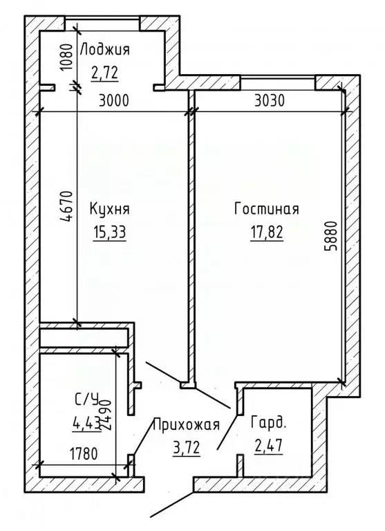 1-к кв. Кабардино-Балкария, Нальчик Лэвэл жилой комплекс (50.47 м) - Фото 2