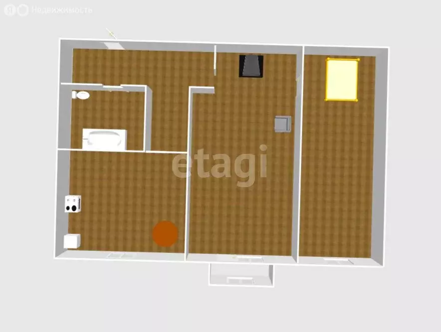 2-комнатная квартира: Углегорск, улица Победы, 144 (42.9 м) - Фото 2