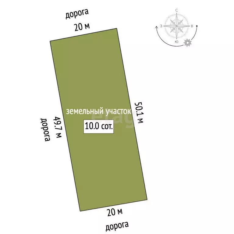 Участок в Красносельский район, Шолоховское сельское поселение, ... - Фото 1