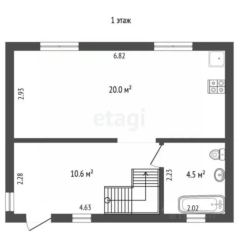 Дом в Воронежская область, Борисоглебск Черемушки СНТ, 94 (57 м) - Фото 1