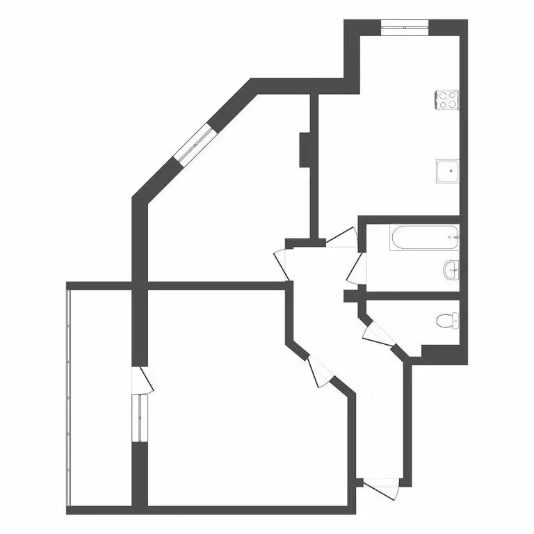 2-комнатная квартира: Тюмень, улица Василия Гольцова, 2к3 (54.6 м) - Фото 1