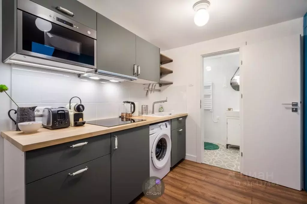 Студия Москва ул. Красина, 14С2 (23.9 м) - Фото 1