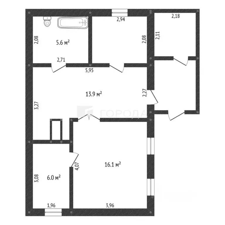 Дом в Кемеровская область, Прокопьевск Гомельская ул., 20 (42 м) - Фото 2