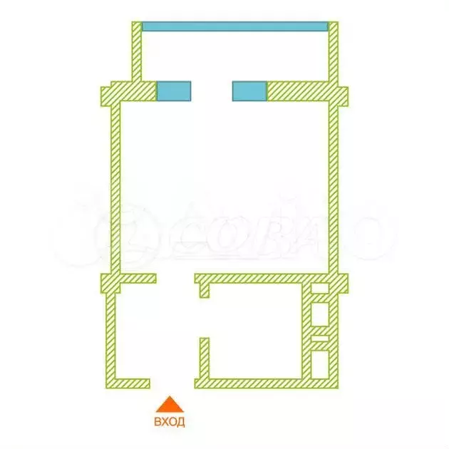 Квартира-студия, 27 м, 3/18 эт. - Фото 0