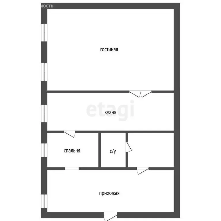 2-комнатная квартира: Троицк, Пионерская улица, 2 (46.7 м) - Фото 1