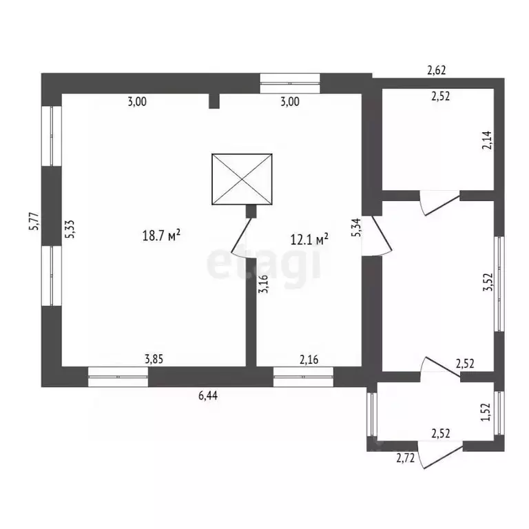 Дом в Амурская область, Ивановский муниципальный округ, с. Дмитриевка  ... - Фото 2