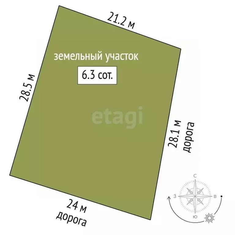 Участок в Крым, Феодосия Труд СПК,  (6.3 сот.) - Фото 2