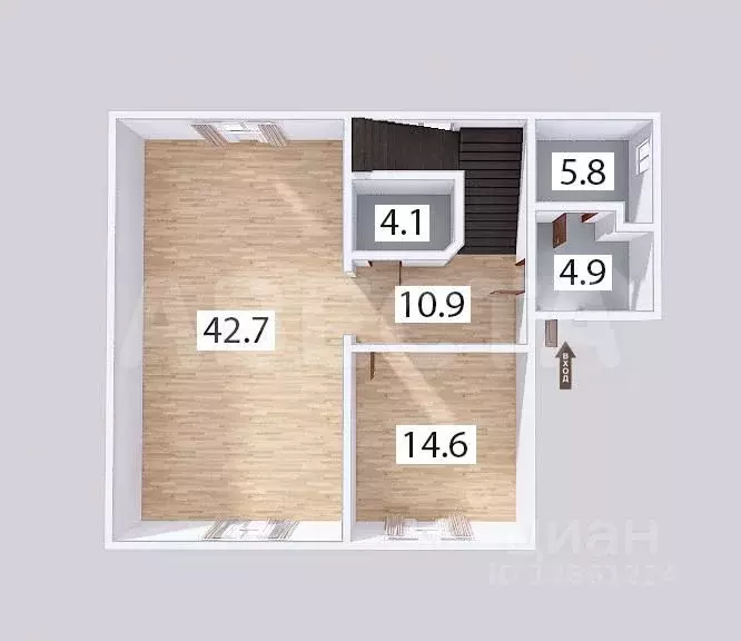 Дом в Омская область, Омск Городок Нефтяников мкр, ул. 22 Апреля (87 ... - Фото 2