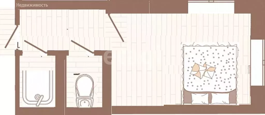 Квартира-студия: Иншинский, 19 (20.8 м) - Фото 1