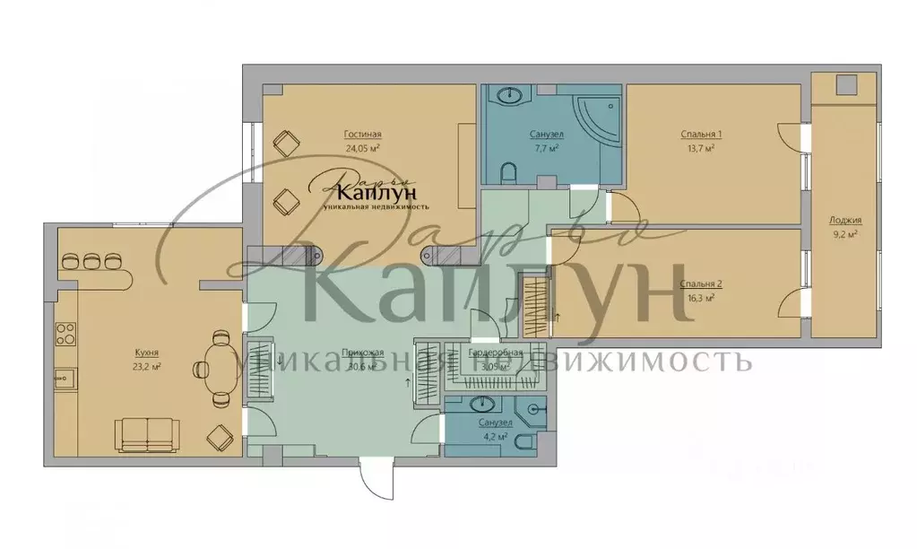 3-к кв. Нижегородская область, Нижний Новгород Малая Ямская ул., 63 ... - Фото 1