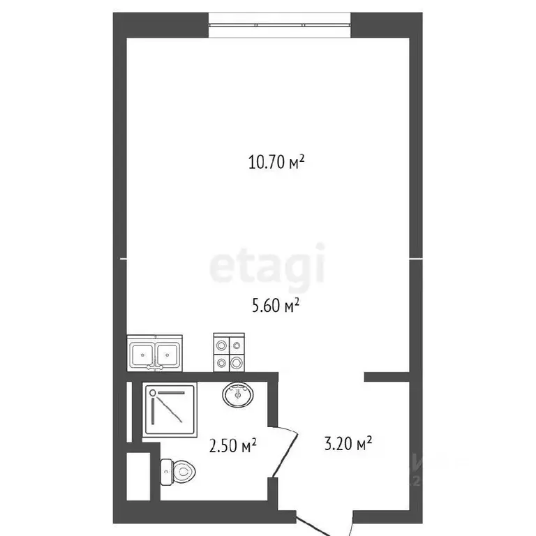 Студия Москва Базовская ул., 15Бк4 (22.0 м) - Фото 0