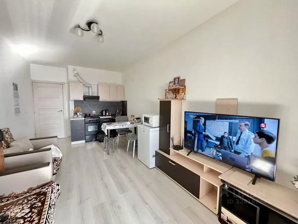 Студия Санкт-Петербург ул. Генерала Кравченко, 8 (25.0 м) - Фото 1