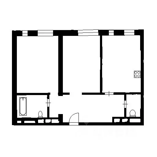 3-к кв. Москва Мосфильмовская ул., 8 (98.0 м) - Фото 2