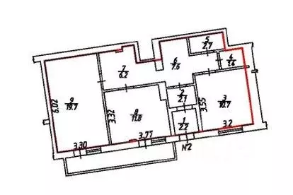 2-к кв. Калужская область, Калуга Аллейная ул., 19 (64.4 м) - Фото 0