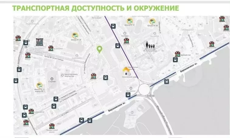 Ул курчатова подольск карта