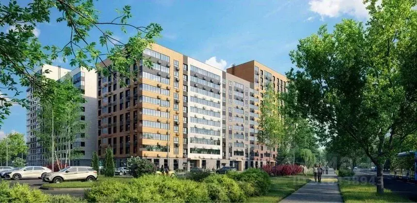 1-к кв. Московская область, Пушкино ул. Антона Ветчинова, 3к1 (33.4 м) - Фото 0