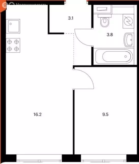 2-комнатная квартира: Москва, Базовская улица, 15Бк3 (32 м) - Фото 1