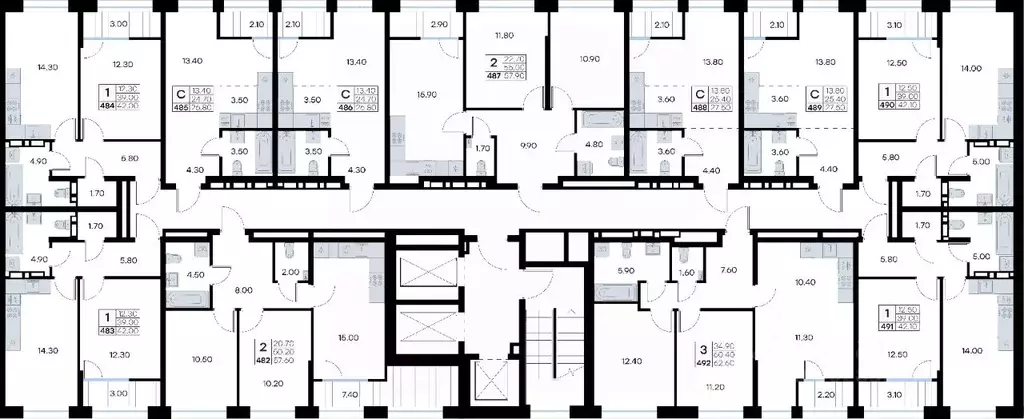 Студия Приморский край, Владивосток ул. Нейбута, 135 (26.8 м) - Фото 2
