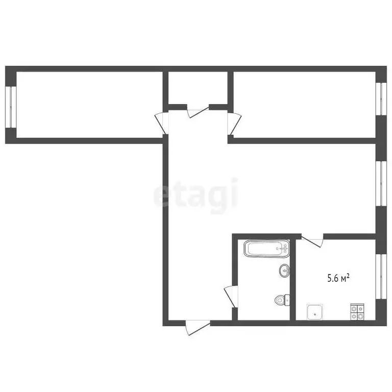 3-комнатная квартира: Петропавловск-Камчатский, улица Максутова, 44/1 ... - Фото 1