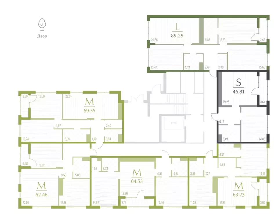 3-к кв. Курская область, Курск ул. Чехова (89.29 м) - Фото 1