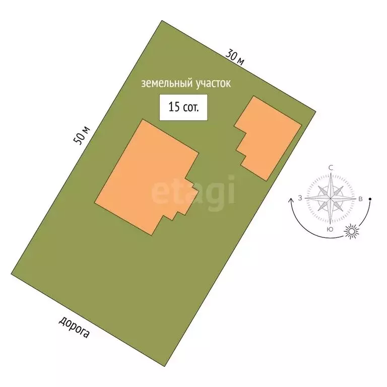 Дом в село Никольское, Рабочая улица (230 м) - Фото 2