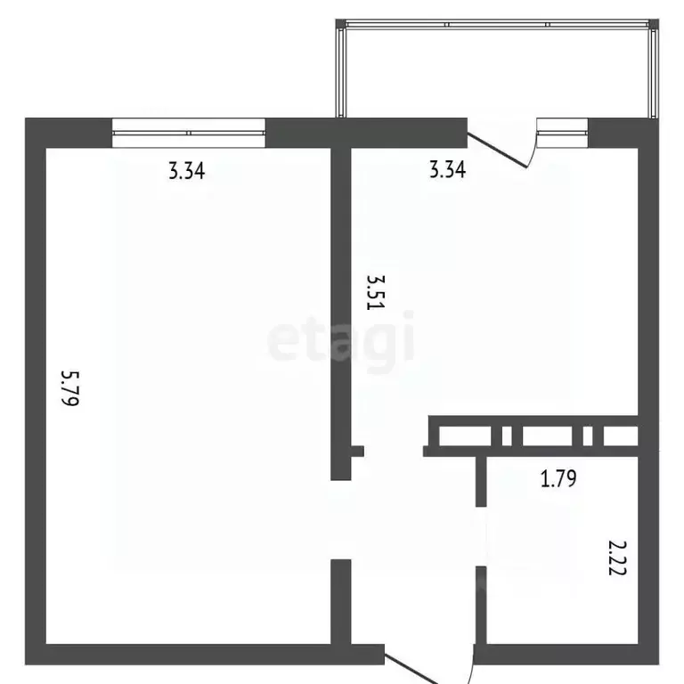 1-к кв. Воронежская область, Воронеж ул. Шидловского, 26 (37.5 м) - Фото 2
