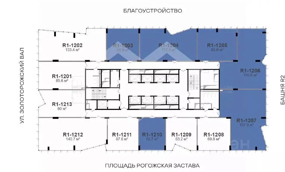 Офис в Москва ул. Золоторожский Вал, 11С1 (84 м) - Фото 1