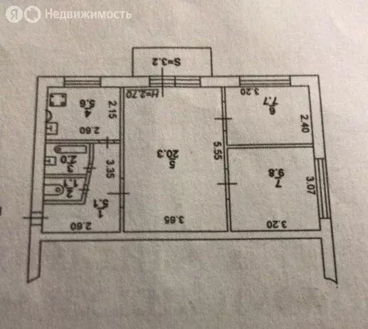 3-комнатная квартира: Ростов-на-Дону, Клубная улица, 6А (51.6 м) - Фото 0