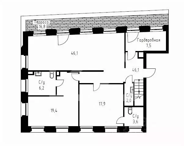 Помещение свободного назначения в Москва Пятницкая ул., 40С1 (199 м) - Фото 2