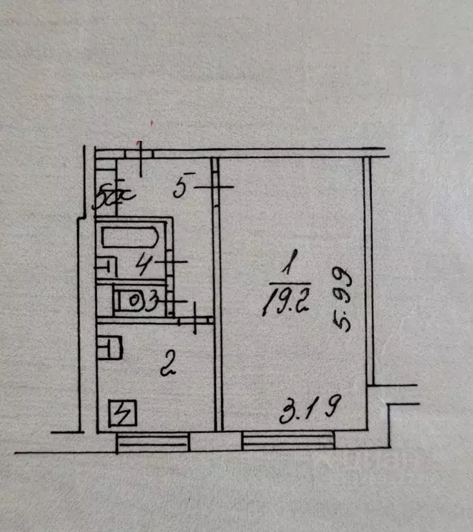 1-к кв. Москва Тарусская ул., 8 (34.0 м) - Фото 2