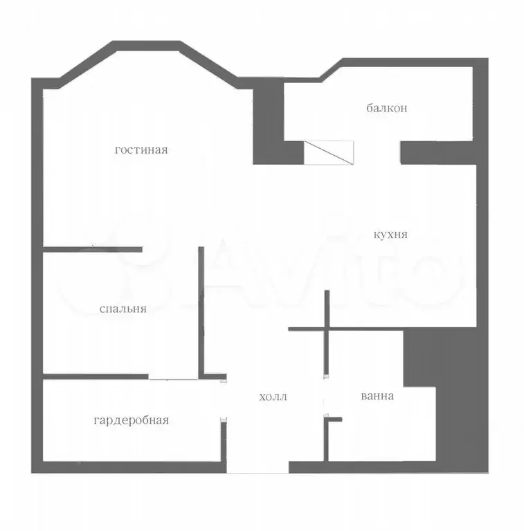 2-к. квартира, 41 м, 8/12 эт. - Фото 0