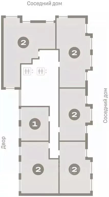 2-к кв. Новосибирская область, Новосибирск Аэропорт мкр,  (62.7 м) - Фото 1