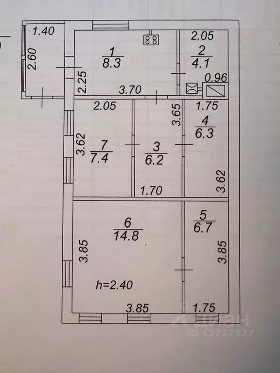 Дом в Саратовская область, Саратов ул. Ташкентская, 19 (77 м) - Фото 1
