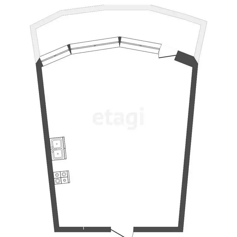 2-комнатная квартира: Ливадия, Виноградная улица, 101 (63.6 м) - Фото 1