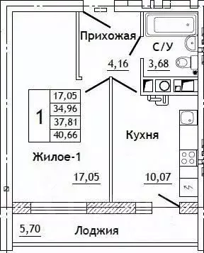 1-к кв. Смоленская область, Смоленский муниципальный округ, д. ... - Фото 0
