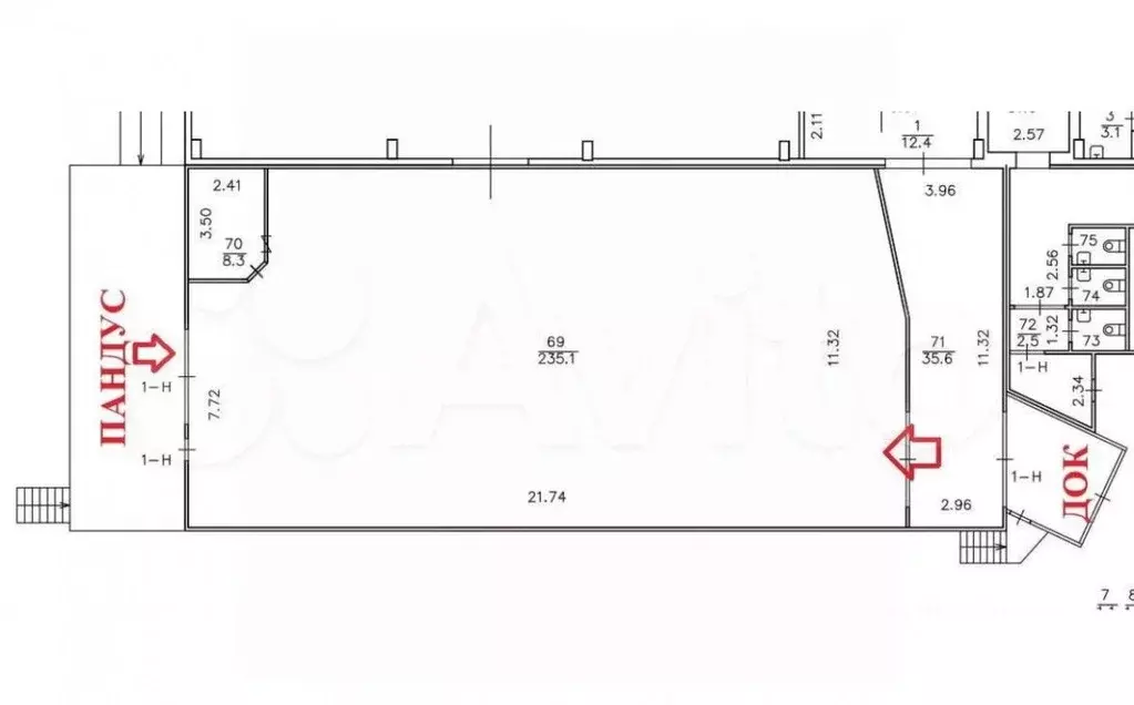 Склад в Санкт-Петербург Предпортовая тер.,  (240 м) - Фото 2