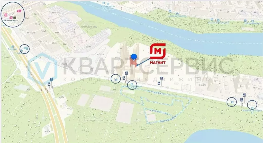 Торговая площадь в Москва ул. Борисовские Пруды, 1 (149 м) - Фото 2