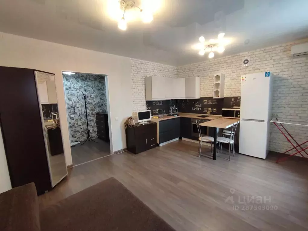 Студия Тюменская область, Тюмень ул. Беляева, 33к2 (28.0 м) - Фото 2