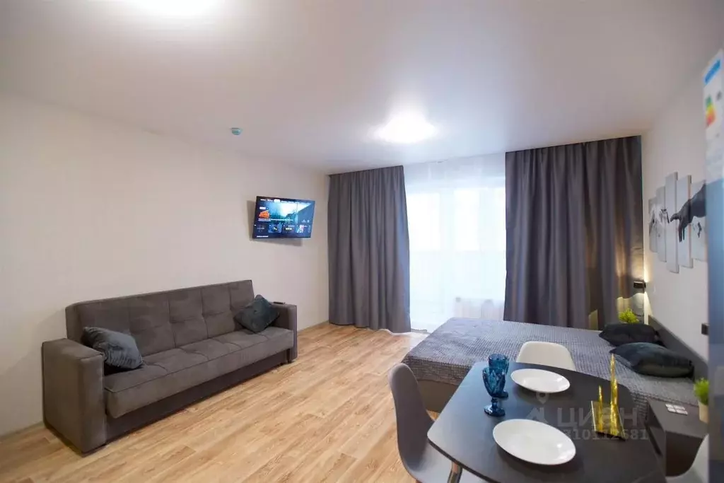 1-к кв. Красноярский край, Красноярск ул. Дубровинского, 110Б (35.0 м) - Фото 2