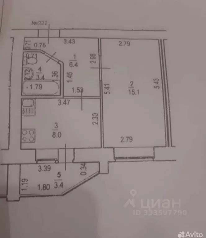 1-к кв. Башкортостан, Уфа ул. Бехтерева, 16 (33.0 м) - Фото 1