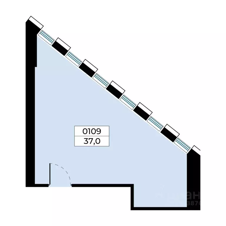Офис в Ростовская область, Ростов-на-Дону Красноармейская ул., 16 (37 ... - Фото 1